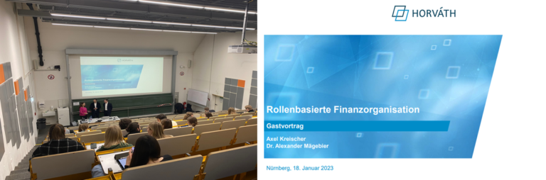 „Rollenbasierte Finanzorganisation“ – Gastvortrag im Rahmen unserer Vorlesung Versicherungs- und Risikomanagement