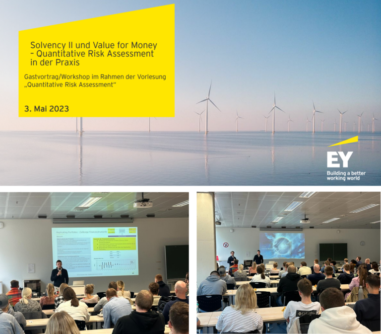“Solvency II und Value for Money – Quantitative Risk Assessment in der Praxis” – gelungener Gastvortrag von EY an der FAU Erlangen-Nürnberg