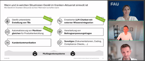 Bild des zweiten Forum V-Versicherungsmathematischen Kolloquiums